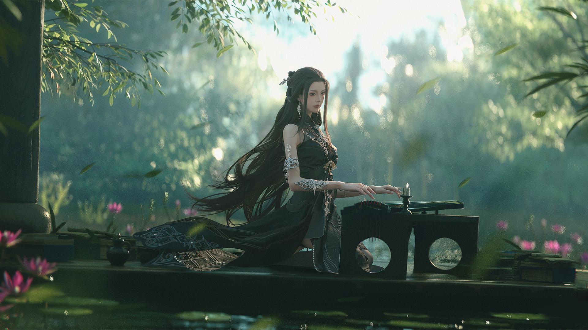 美女壁纸_木鱼小栈壁纸